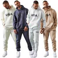 НОВ Urban Social Attire Miami Tracksuit мъжки екип горно и долно - L