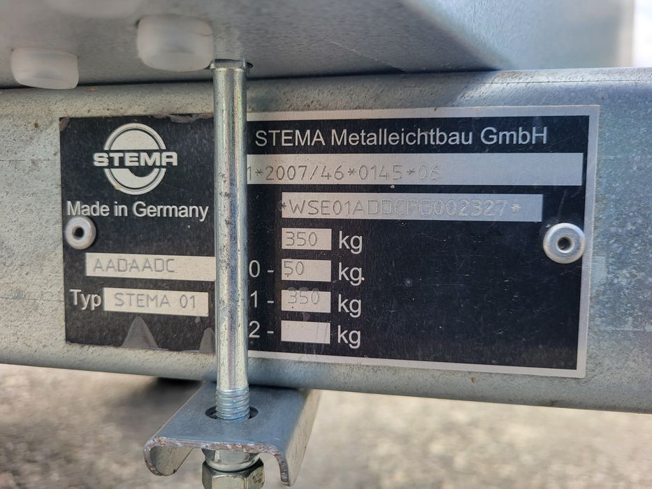 Vând Remorcă Stema 350 kg