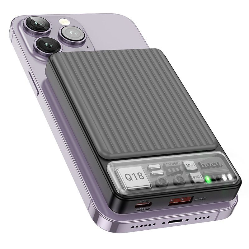 Hoco Q18 Tourer 2in1 Magnetic Power Bank 10000mAh 22.5W iPhone 15