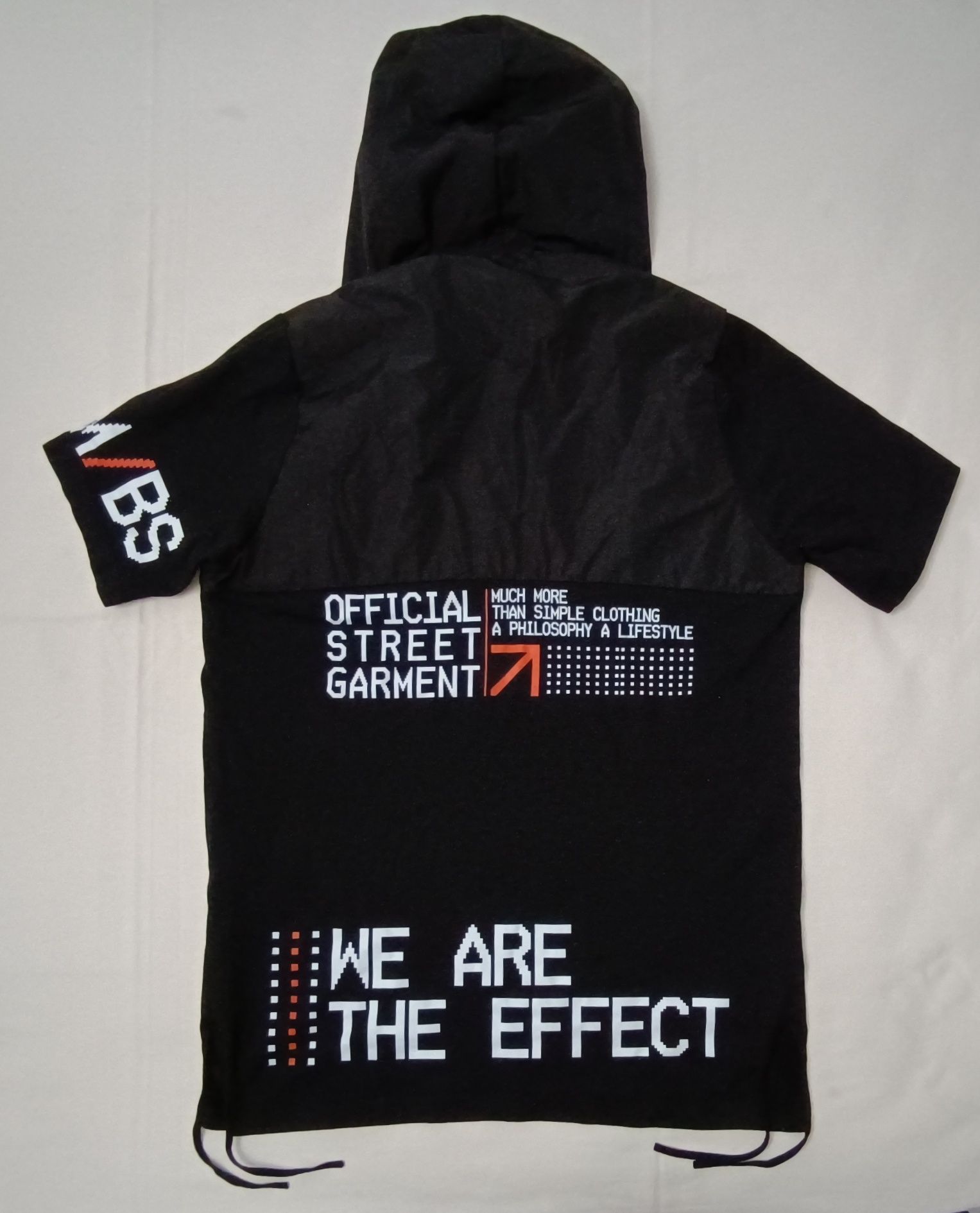 Made by Society Short Sleeve Hoodie оригинално горнище L суичър