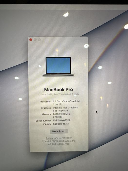 Mac Book Pro core i5