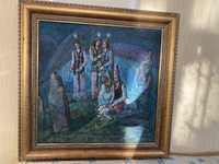 Картина художника Санталова В. «Среди Балбалов» Тон Нео . Из серии «Же