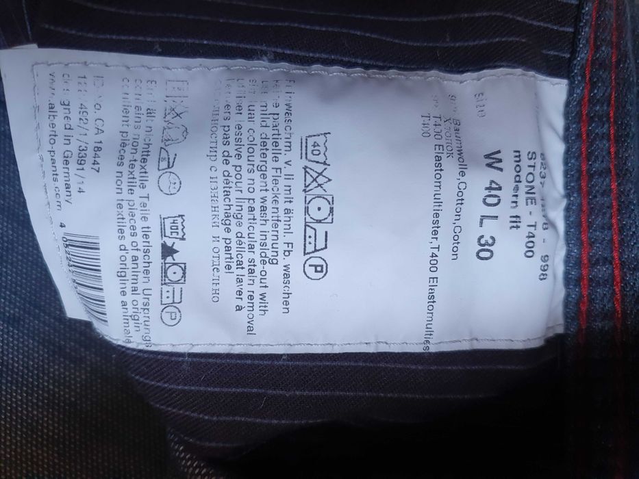 Blugi ALBERTO "Modern Fit" - Marime W40 L30 (Talie 106 cm)