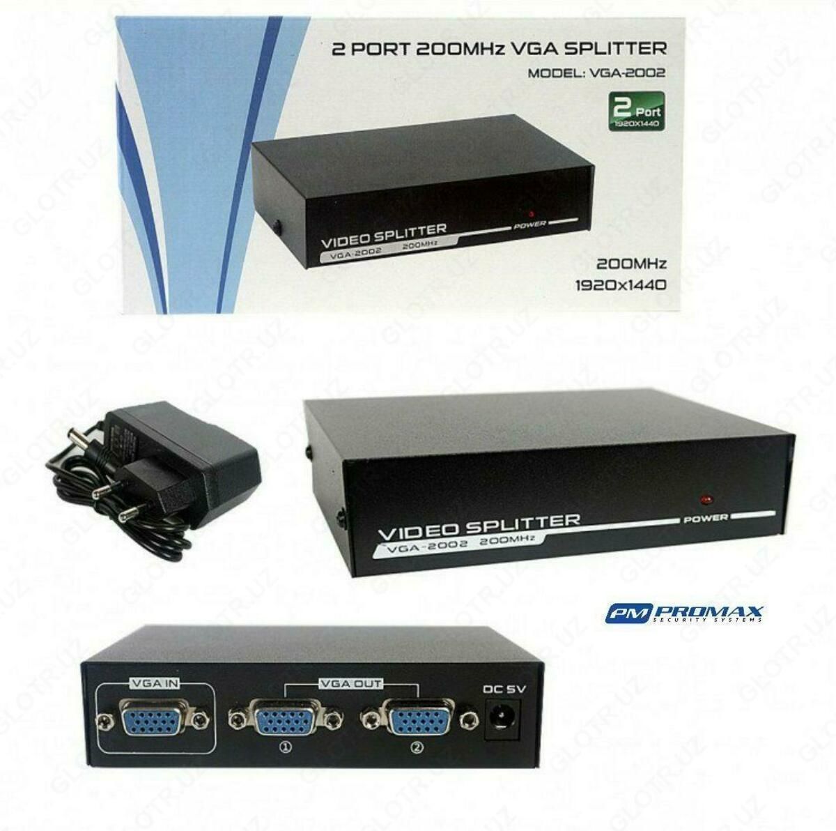 VGA Сплиттер 1x2, VGA Splitter 1x2