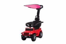 Masinuta fara pedale cu maner parental Jeep Wrangler