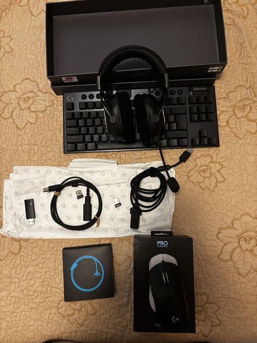 Logitech periferice gaming G915x, g pro wireless, pro x wireless