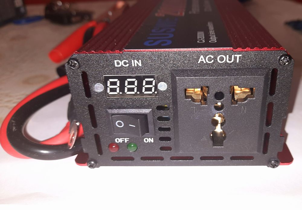 Inverter sinus pur  2kW, 12V la 230V, auto, rulote ...