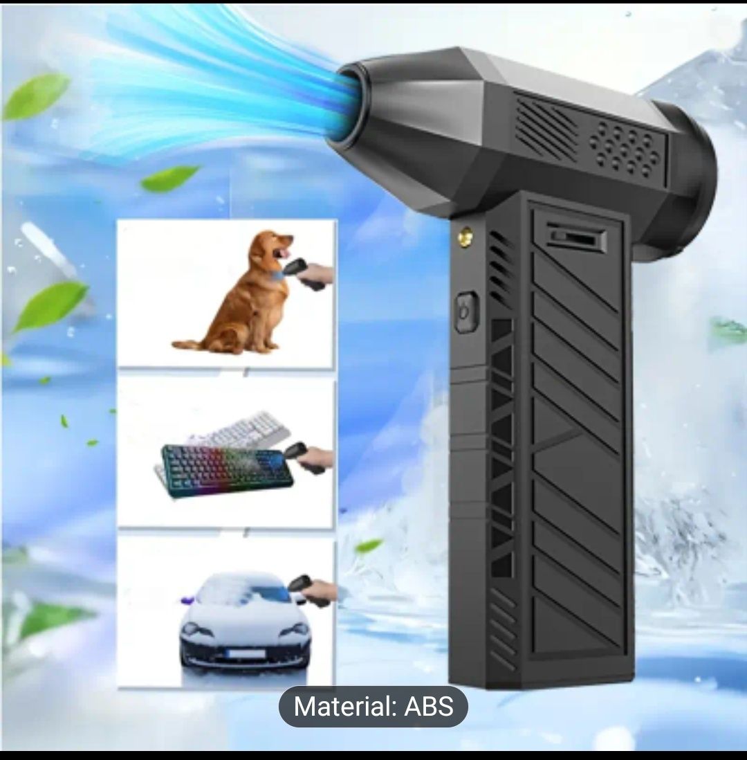 Suflător electric portabil – curățare tastatură, mașină, animale – USB
