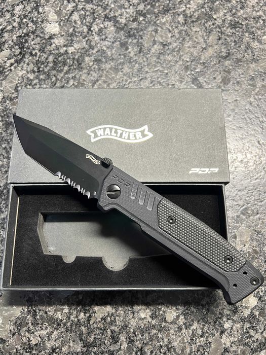 Нож Walther PDP Tanto Сгъваем Черен 9.2cm Umarex