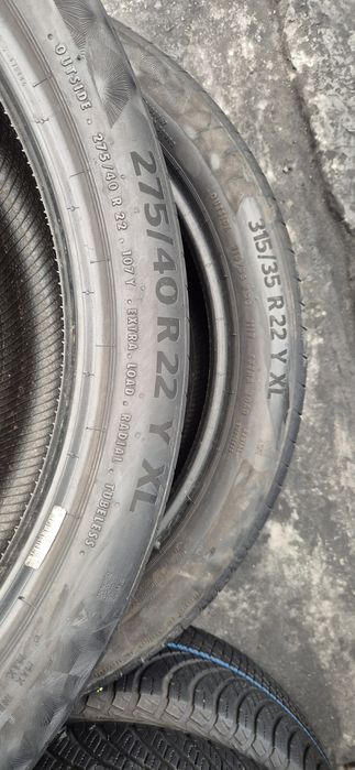 275 40 22 și 315 35 22 Continental vară câte o bucată