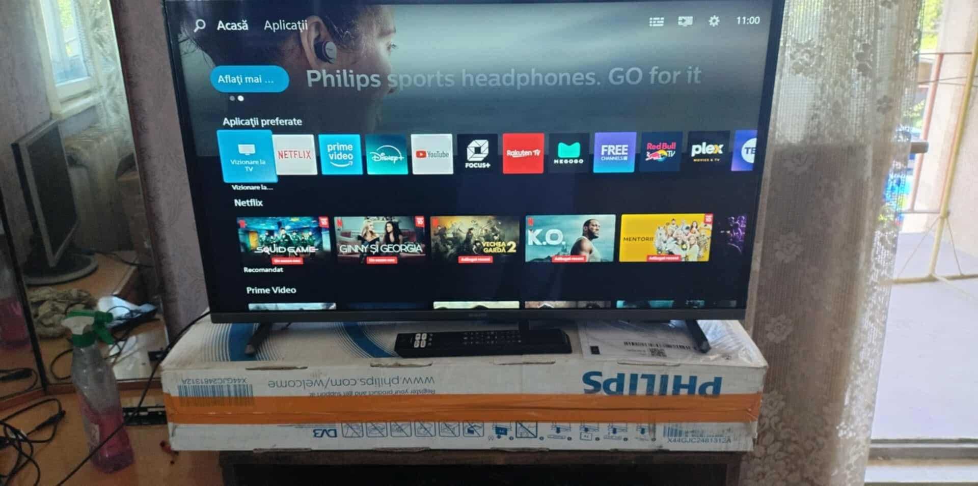 Televizor Philips AMBILIGHT LED 32PFS6908, 80 cm, Smart TV, Full HD