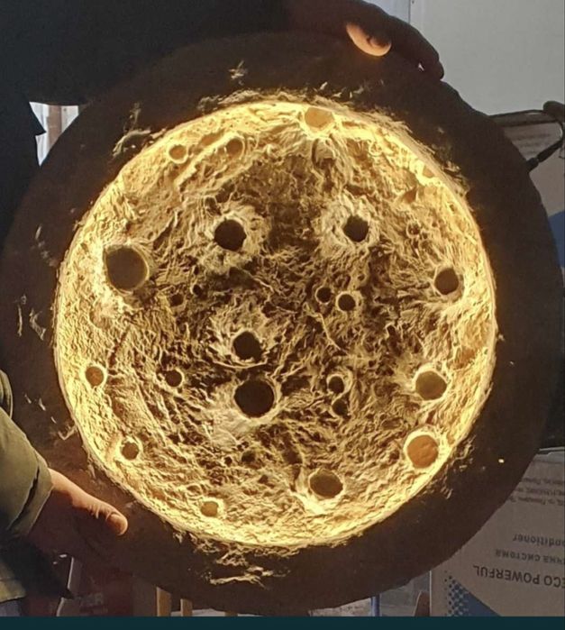 Истинска луна лампа осветително тяло арт луна