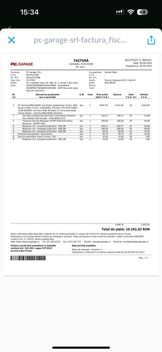 PC GAMING GREUCEANU ,amd ryzen 9, rtx 4070 super