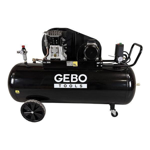 Професионален компресор 200 л 3 cp 400 v gebo tools