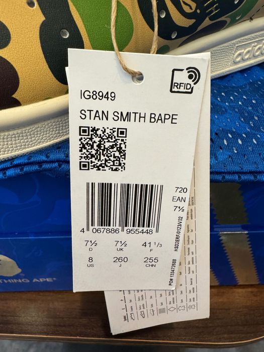 Adidas Stan Smith Bape