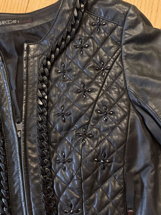 Дамско кожено яке Marc Cain, естествена кожа, размер N2 / EU 36