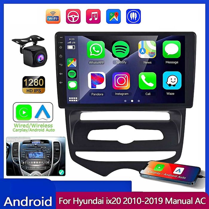 Мултимедия за Hyundai IX20 Android навигация плеър 2DIN Hyundai IX20