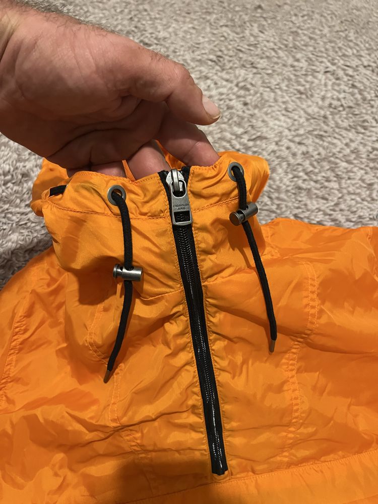 Calvin Klein Jeans Orange Logo Popover-мъжко яке