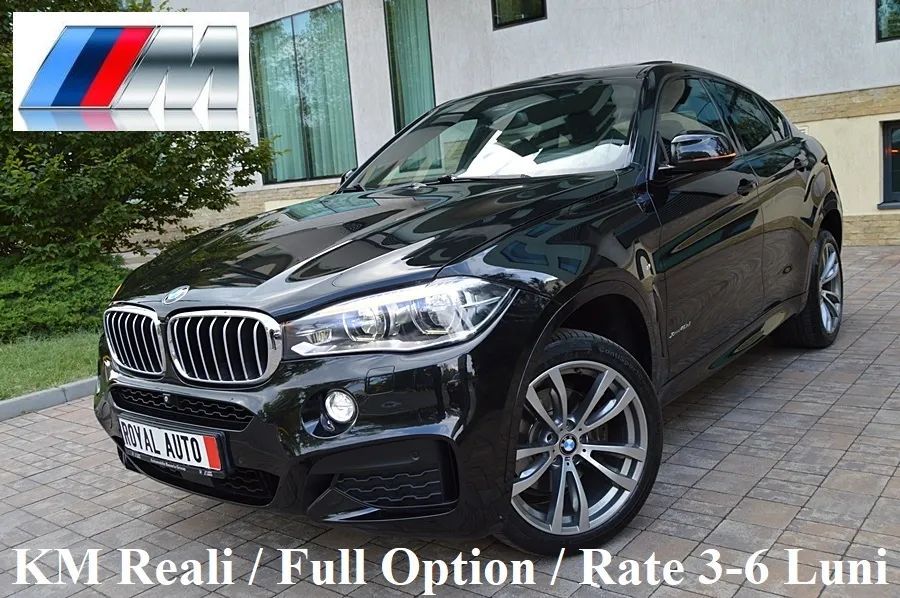 BMW X6 KM 100% Reali / M-Packet / Full Option / Rate 3-6 Luni