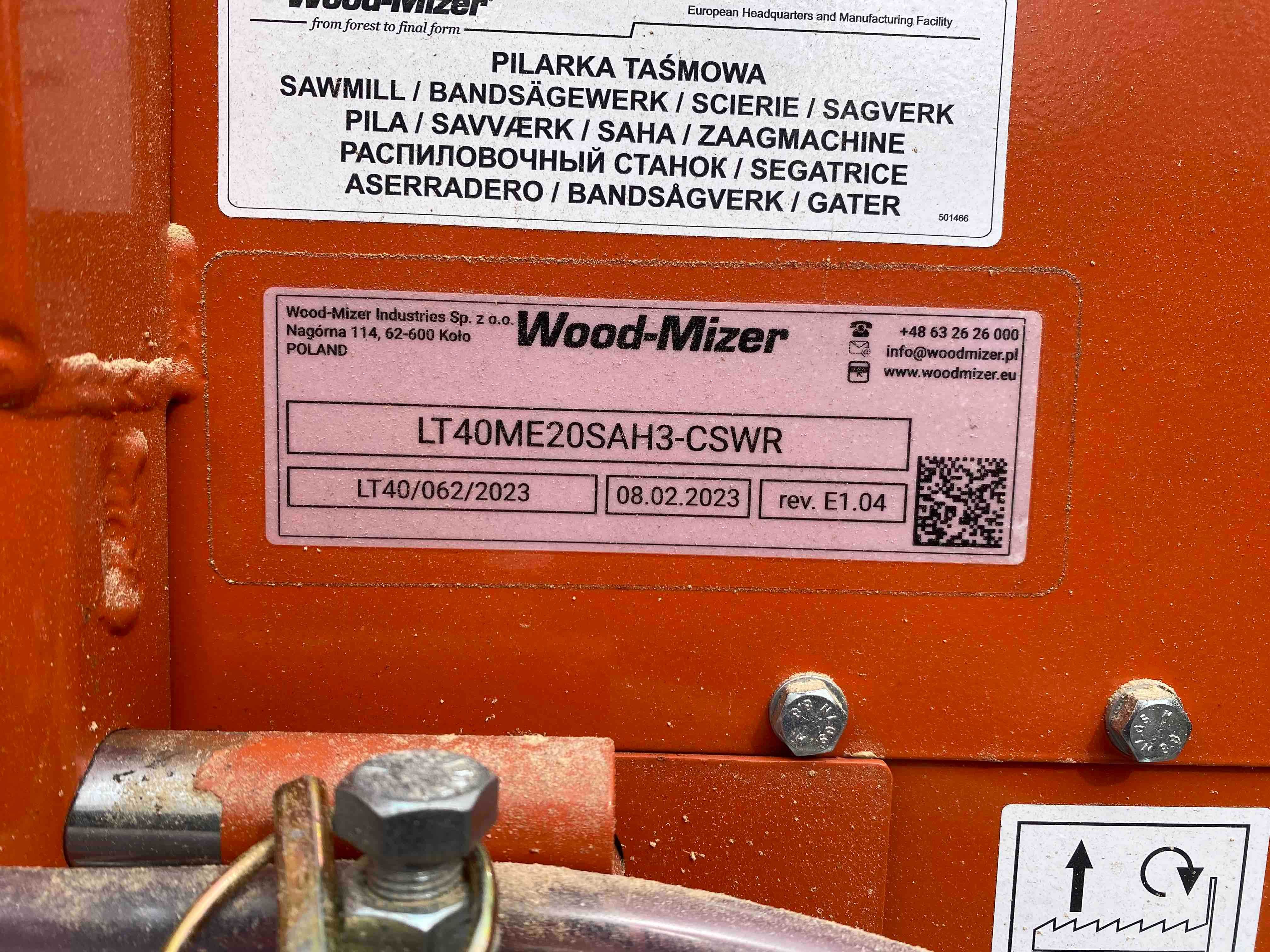 Wood-Mizer LT40 2023г. на 70 ч.