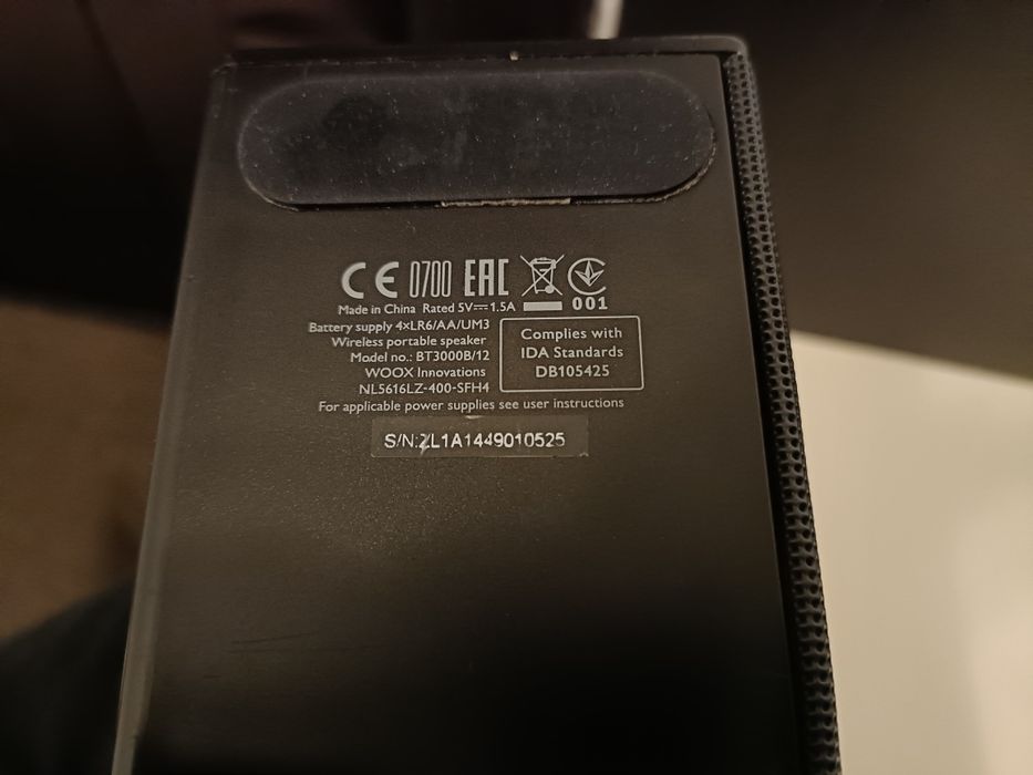 Philips BT 3000 B Wood, boxa portabila Bluetooth, sunet foarte bun!