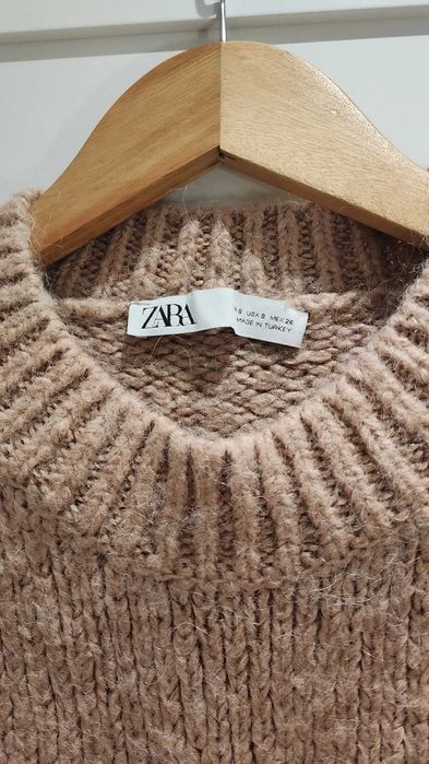 Плетен пуловер Zara