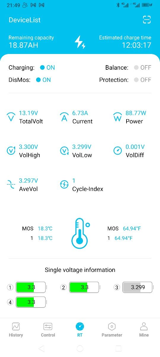 12V100 Ah LiFePo4 Bluetooth, BMS 100A, Литиева батерия акумулатор