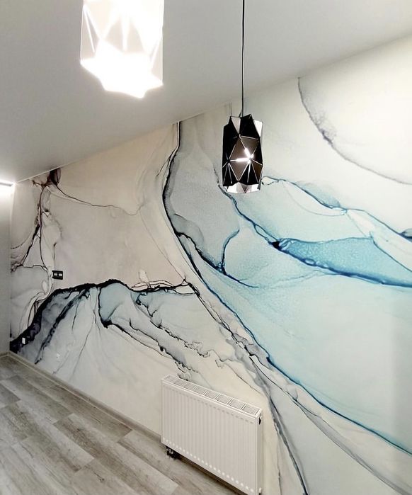 Поклейка обоев покраска закатка стен покраска декоративная штукатурка