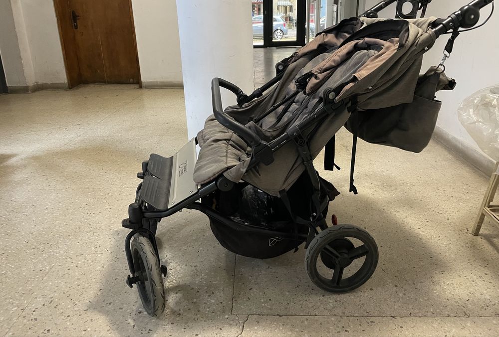 MOUNTAIN BUGGY Комбинирана количка за близнаци DUET V3 LUXURY