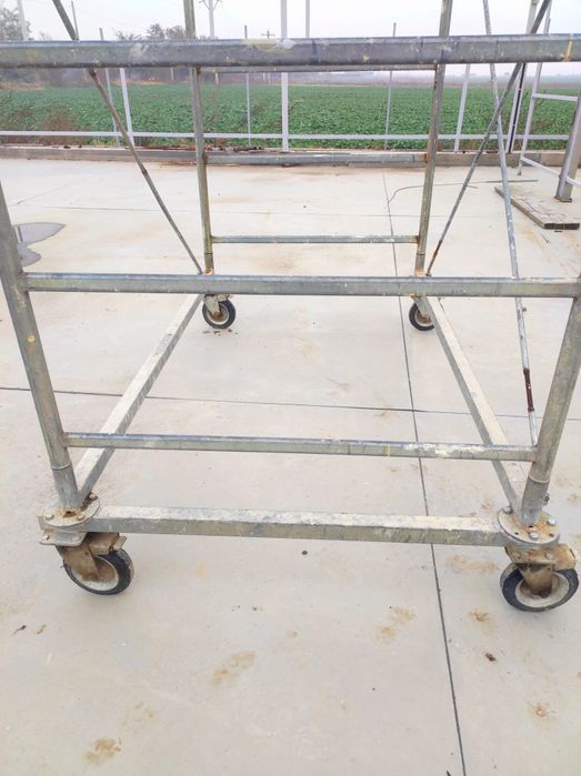 Schelă 5 m înălțime pe roți de montabilă ușor și montabilă