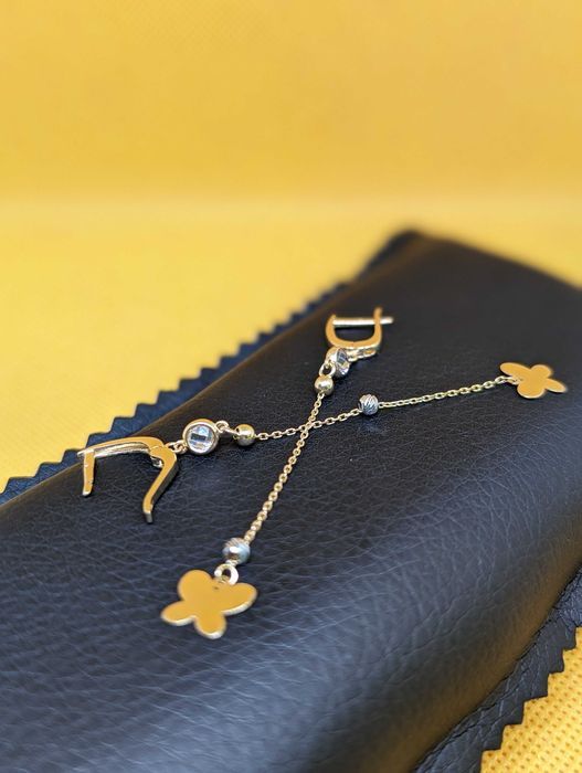 Cercei aur 14K 3.06g ag.7 Podu Ros 48994 - Garantie 2 Ani!