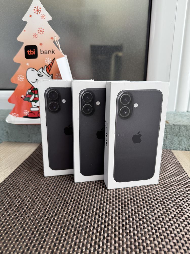 НОВИ*iphone 16 Лизинг от 52лв/м айфон 16 black