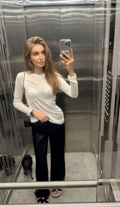 Най-модерните полупрозрачни лонг топове Miu