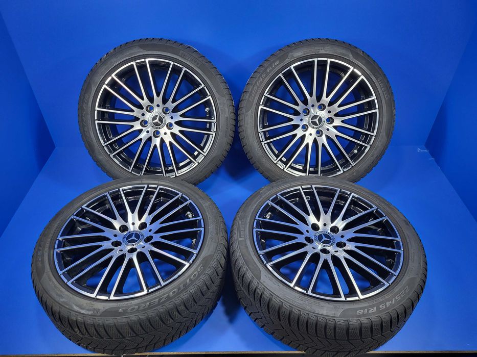 Vand jante/roti R18 Bicolore Mercedes C Klass W206-W205 + anvelope m+s