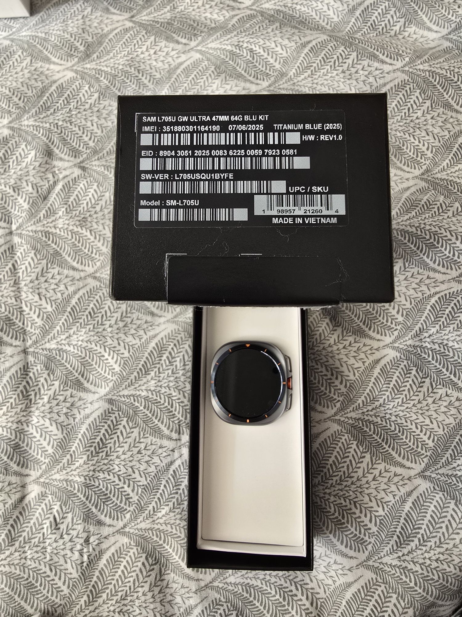 Samsung Galaxy Watch Ultra (2025), 47mm, LTE, Titanium Blue