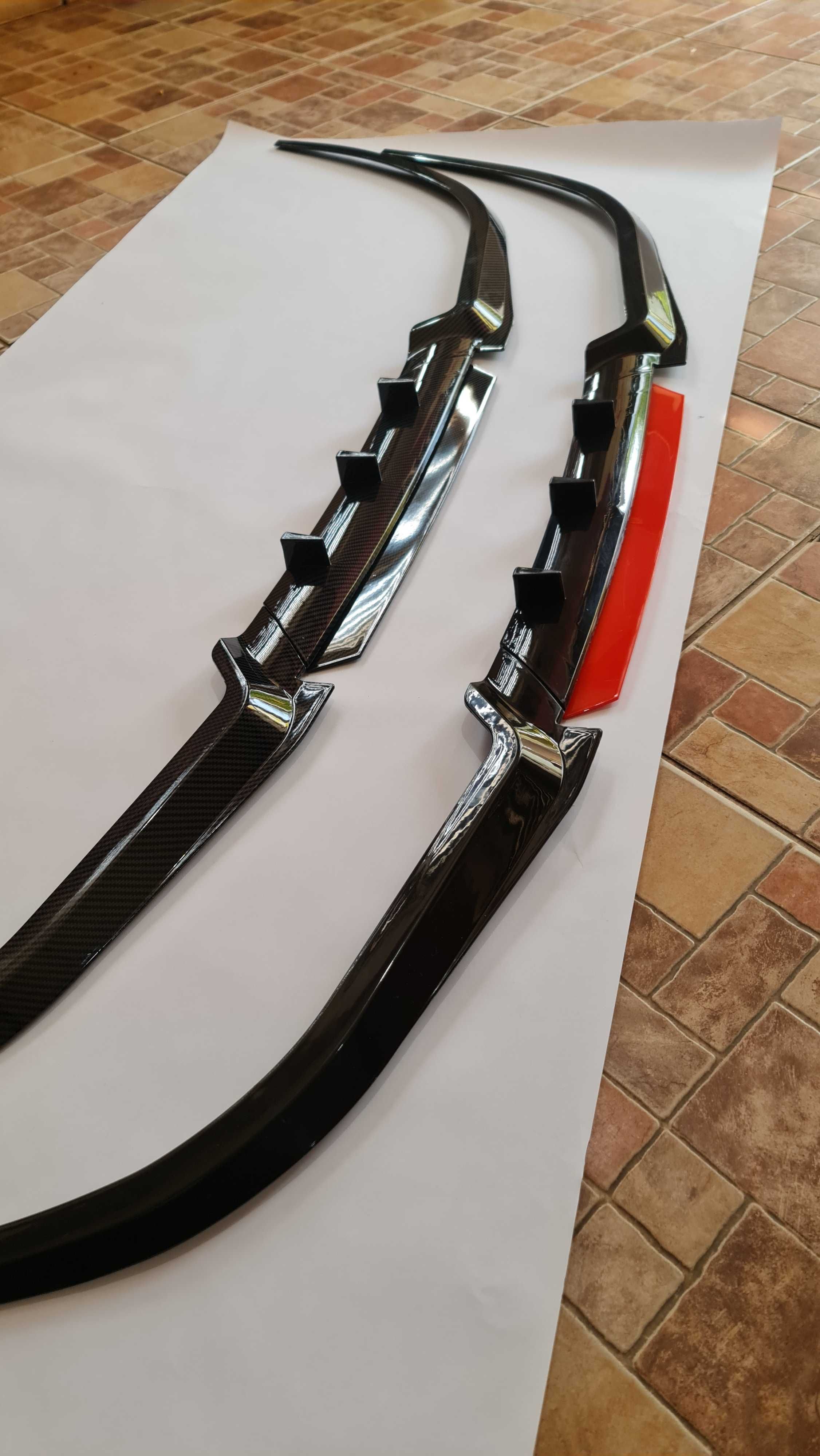 Cupra Lip piano, vopsit negru lucios, prelungire bara universala