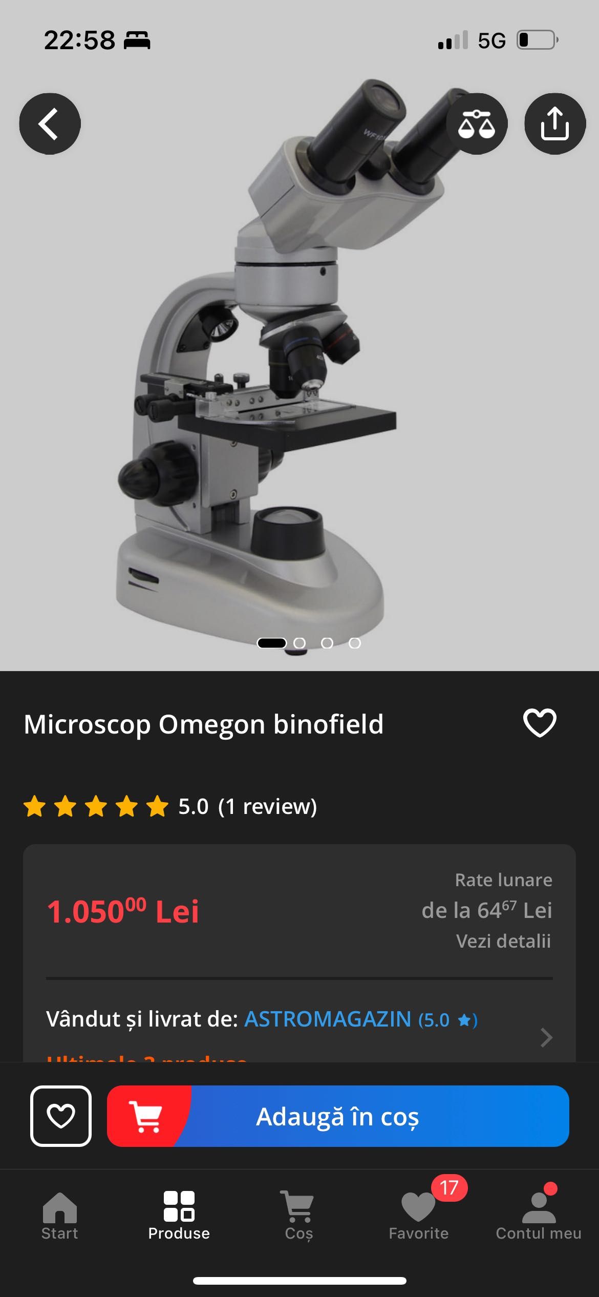 Microscop binocular Omegon