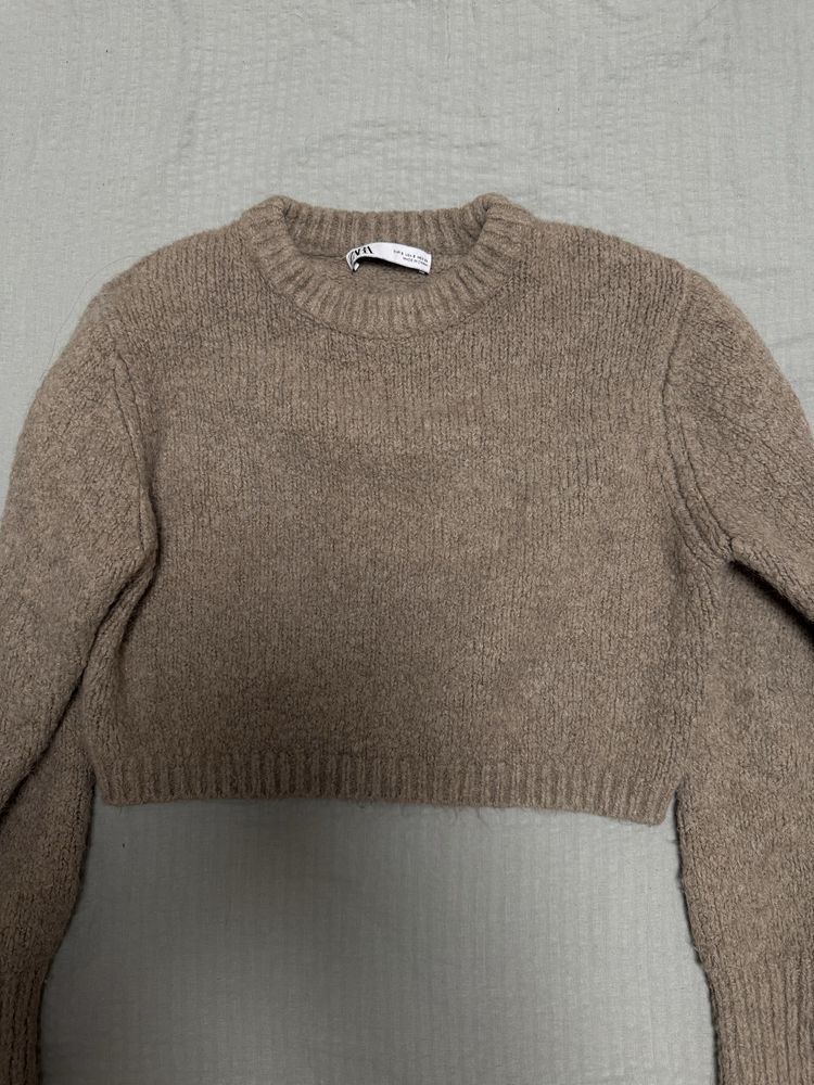 Къс пуловер Zara