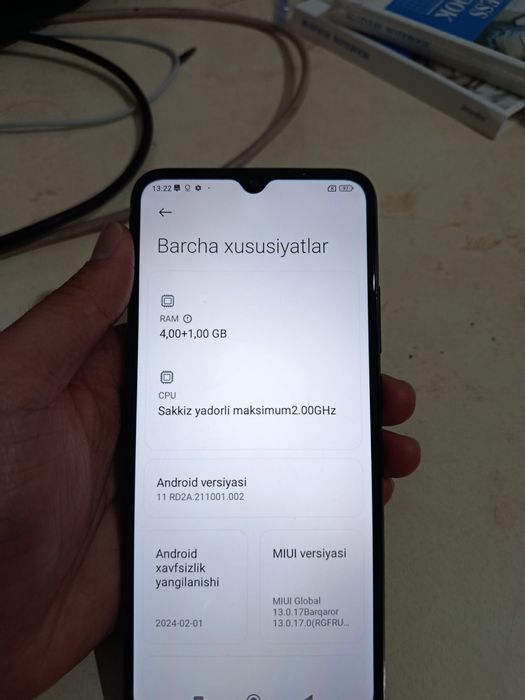 Poco C40 800 ming kami bor