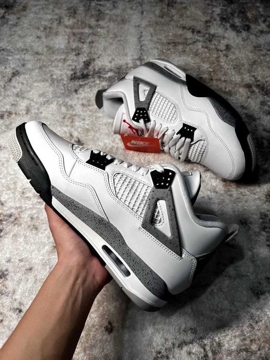 Jordan 4 White Cement 2025 (41/42/43)FULLBOX| Livrare cu verificare