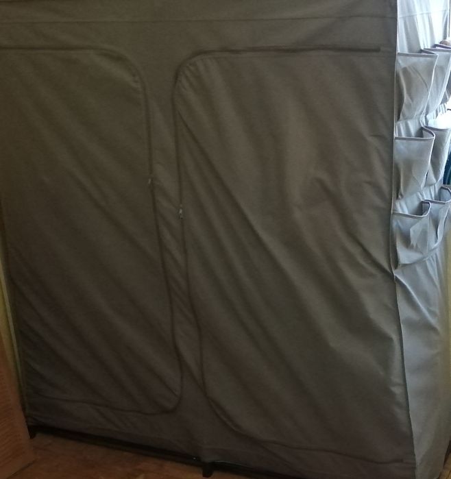 Dulap textil culoare gri