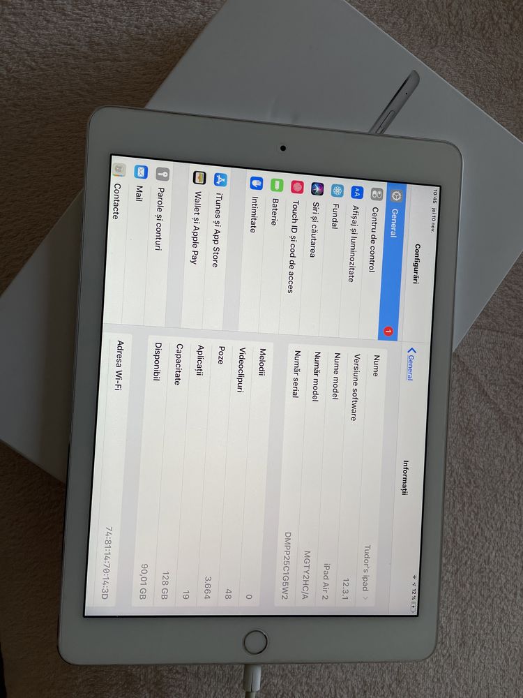 Ipad air2 128gb model A1566