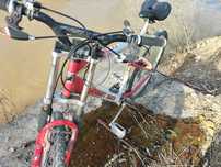 Bicicleta mtb un pic de rugina