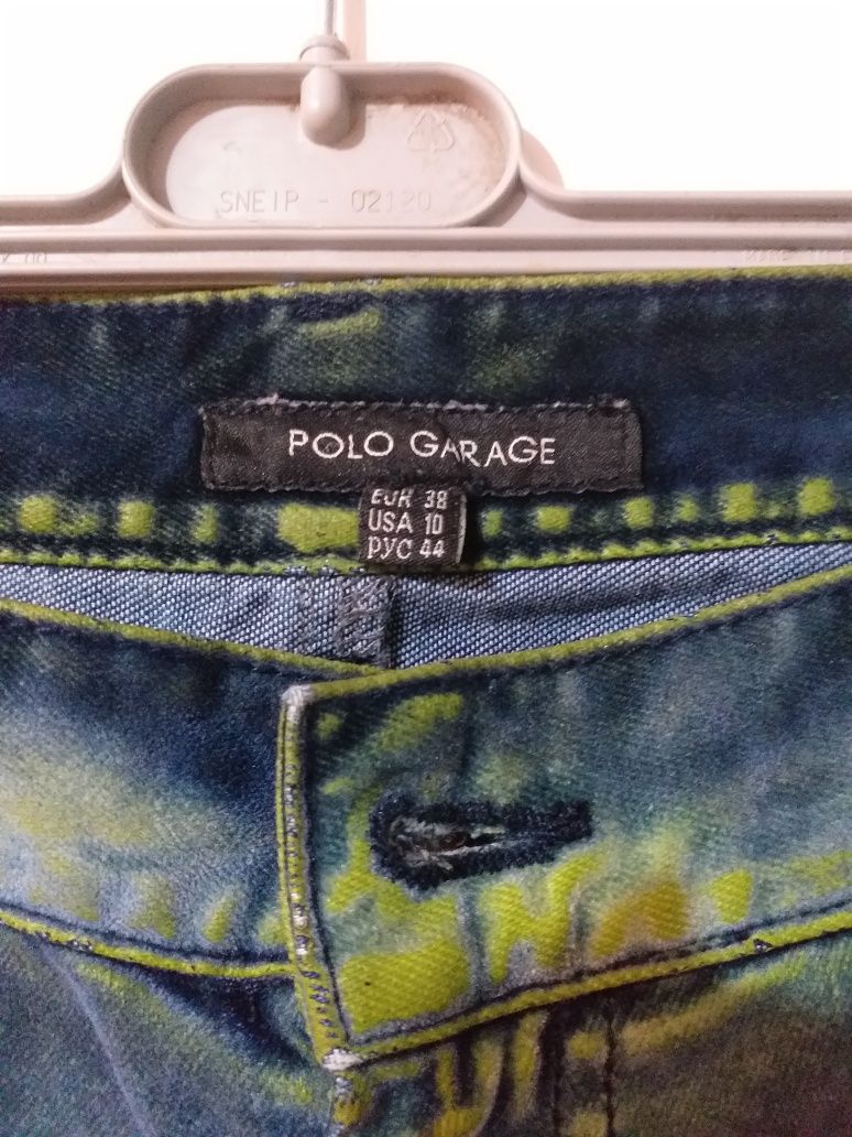 Costum catifea Polo Garage cu pantalon evazat original, nou