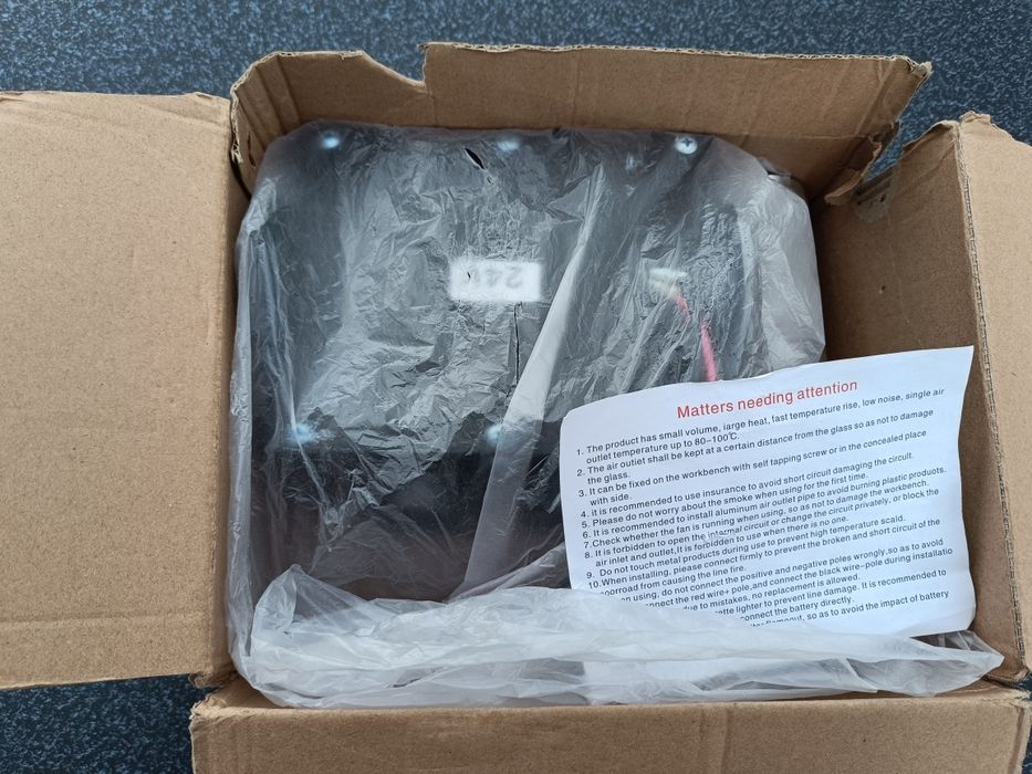 Kit Aeroterma/incalzitor auto portabil manual  1000w 24v