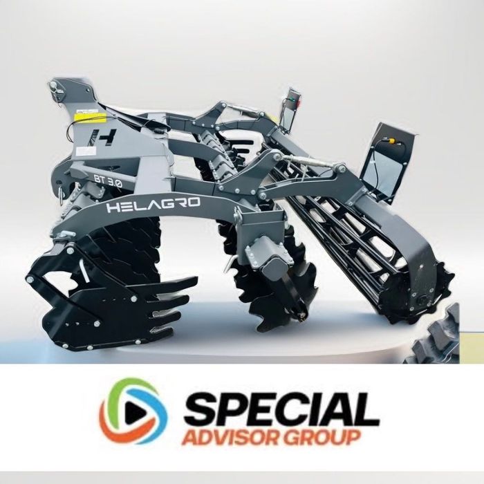 Disc purtat tip terra disc Hellagro BT 3 metri nu UNIA nu Agrotom