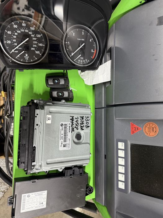 Kit pornire bmw e90 e91 e92 e93 330d manual ecu cas bmw 330d n57