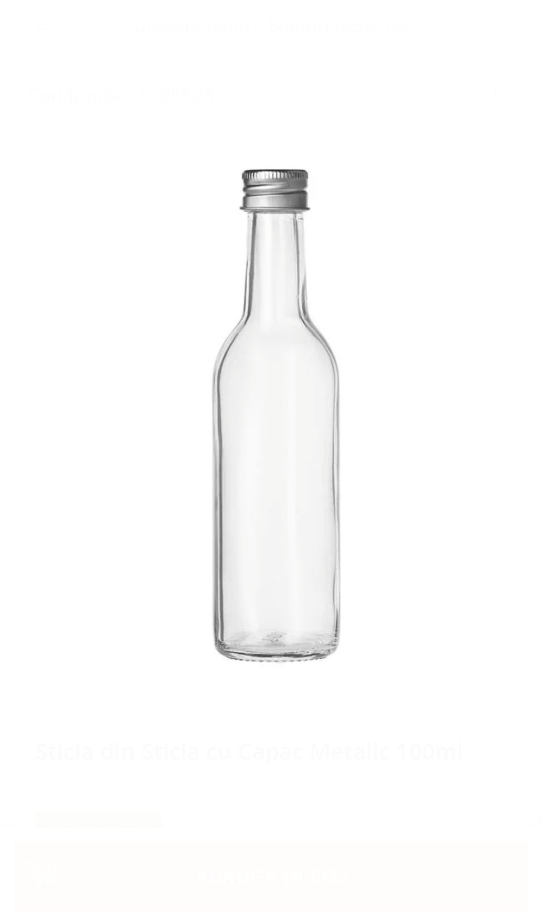 Sticla din sticlă 100 ml