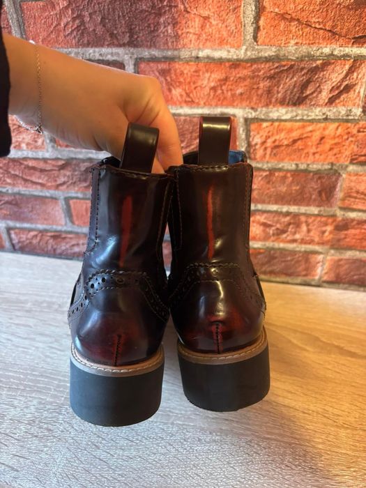 Botine zara bordo
