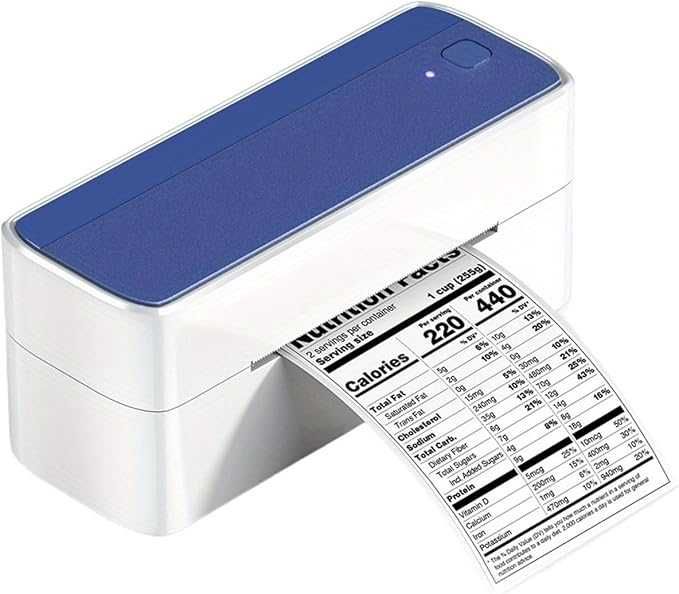 Термопринтер за етикети PM 241 BT,  съвместим с телефон и компютър